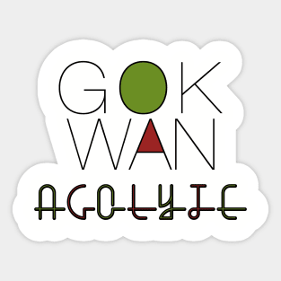 Gok Wan Acolyte Sticker